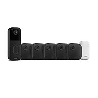 Blink Video Doorbell + Outdoor 4 Wireless 5-Camera System + Sync Module Core