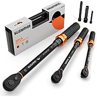 3-pc SUZUME 72 Teeth Dual-Direction Torque Wrench Set (1/4", 3/8", 1/2")