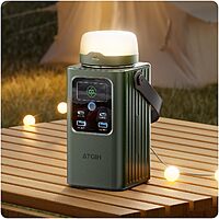 ATGIH 198.4 Wh 100W USB Power Station w/ Camping Light