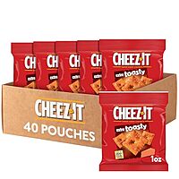 Select Accts: 40-Pk 1-Oz Cheez-It Cheese Baked Snack Crackers (Extra Toasty)