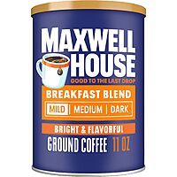 11-Oz Maxwell House Light Roast Breakfast Blend Ground Coffee
