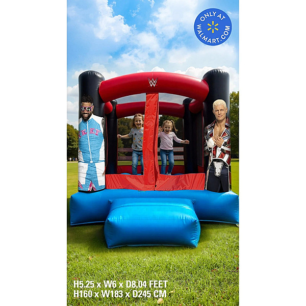 WWE Inflatable Bouncer Indoor/Outdoor Toddler Bouncy House (5.25'x6'x8.04') $54.65 + Free Shipping