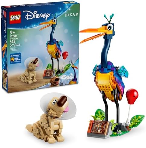 $47.99 | 628-Piece LEGO Disney: Up - Kevin & Dug (43290, 2026) at Amazon