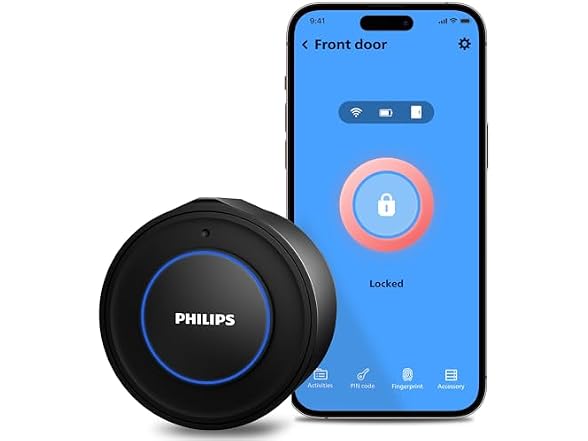 $54.99 | Philips DDL230X-10HW Retrofit Smart Lock Black at Woot!