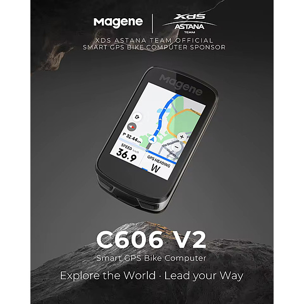 $154 | Magene C606V2 Touchscreen GPS Bike Computer 2.8inch Navigation