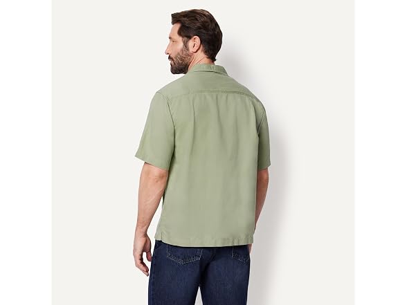 $9.99 | Amazon Essentials Men Relaxed-fit Short Shirt at Woot!